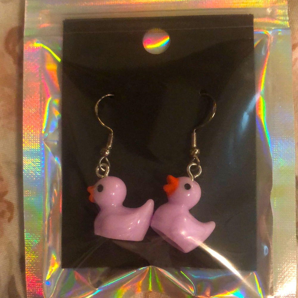 Duck Earrings
